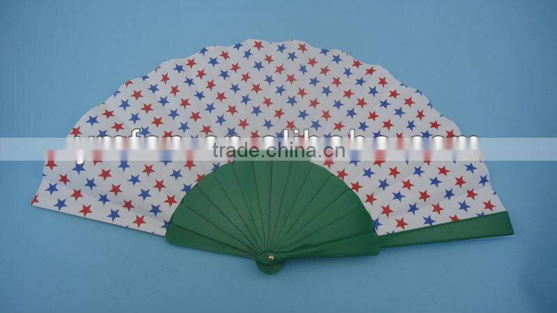 carft promotion plastic with paper fan