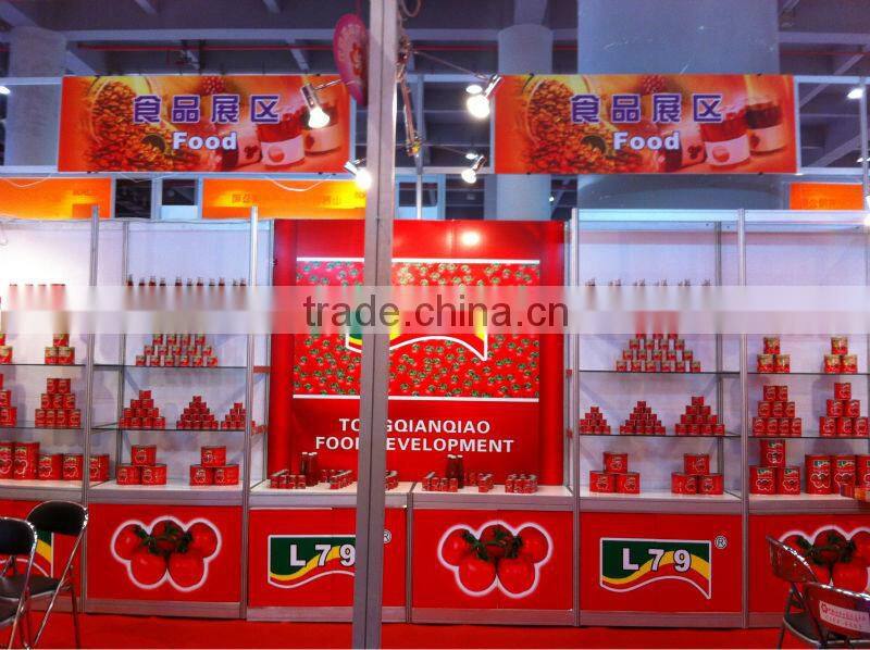 tomato paste sauce ketchup factory 4500g 4.5kg double concentrated canned