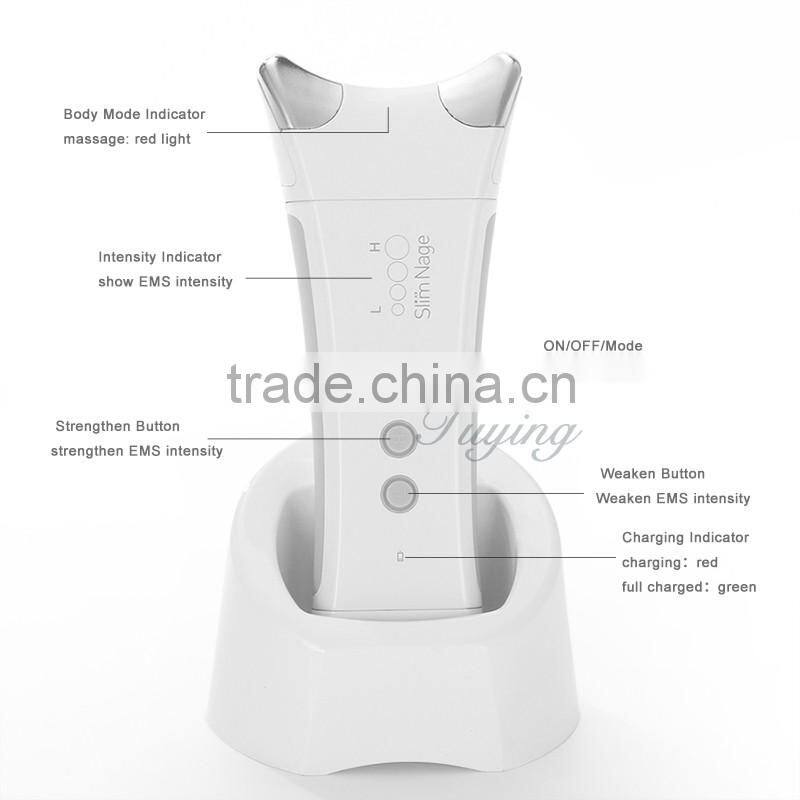 2016 hot sale Waterproof Beauty Massage Ems Micro Current Slimming Technology Unique Fits Body face lift machine