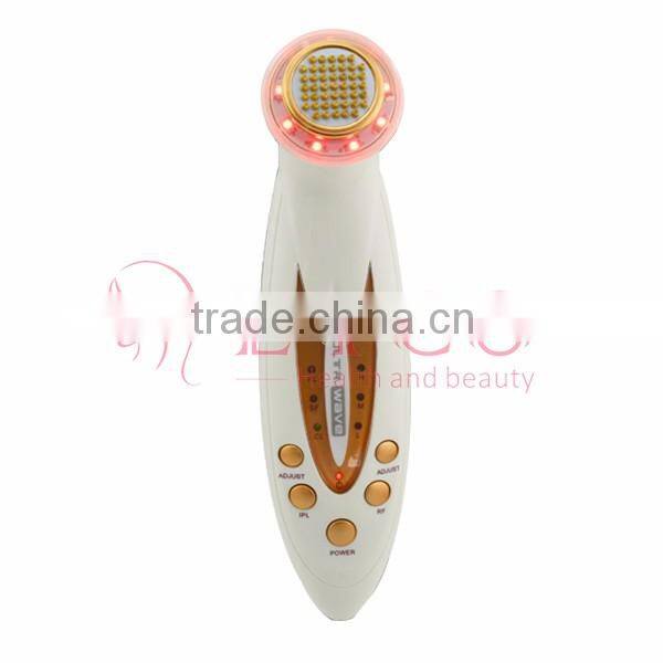 Hot sale!!portable salon beauty equipment bipolar radiofrequency skin tightening home use rf machine for skin care