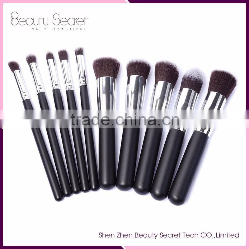 10pcs personalized kabuki makeup brush set wholesale