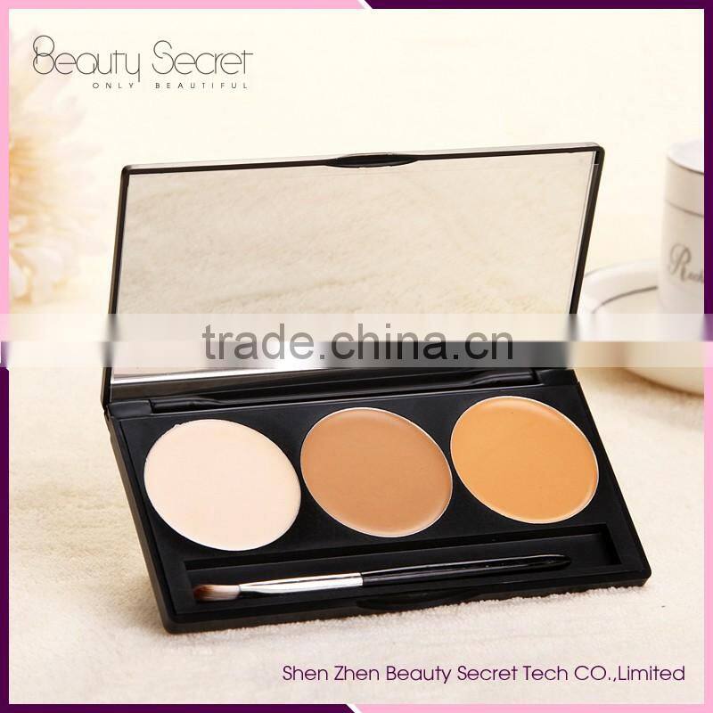 High quality 3 colors magic concealer with brush