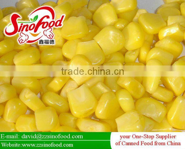 brine preservation and canned packaging sweet corn yellow corn