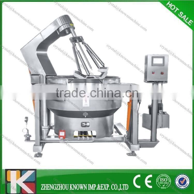300L steam cooking kettle with agitator
