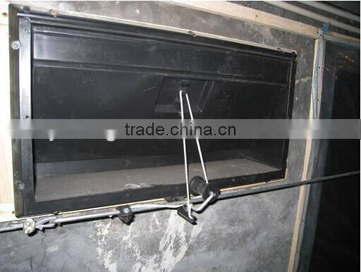 ventilation system air inlet for closed poultry house