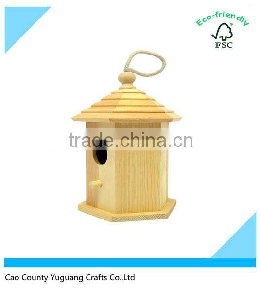 Custom Christmas Decorative Wooden Bird House