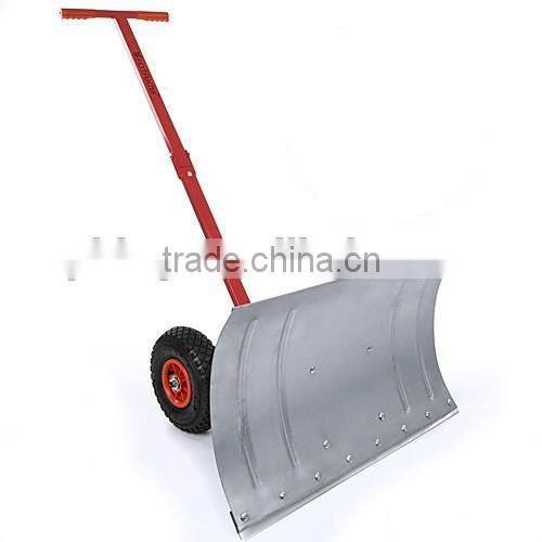 Galvanized snow clearer High-quality push snow shovel Adjustable handle snow shovel
