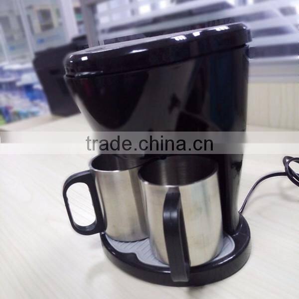 easy use china 2 cups drip drop coffee maker machine