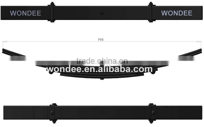 HPR5HA Conventional Type Steel Rear Leaf Spring for Pickup