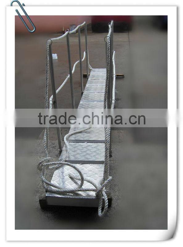 aluminum anti-slip mobile platform ladder, aerial working platform