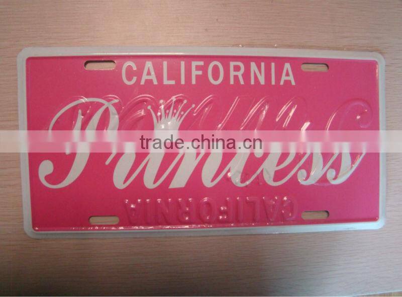 Embossed Aluminum tag