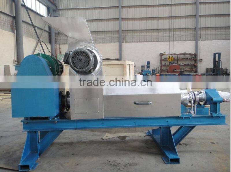 Stainless steel double screw fruit juicer machine/apple extruder for food industry use