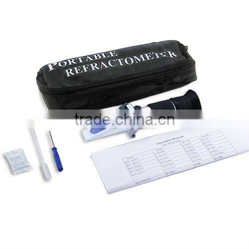 New Handheld Car Battery Antifreeze Clean Fluid Ethylene Glycol Refractometer ATC