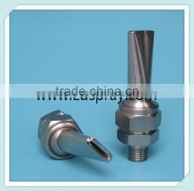 Stainless steel SS or brass adjustable head spray nozzle