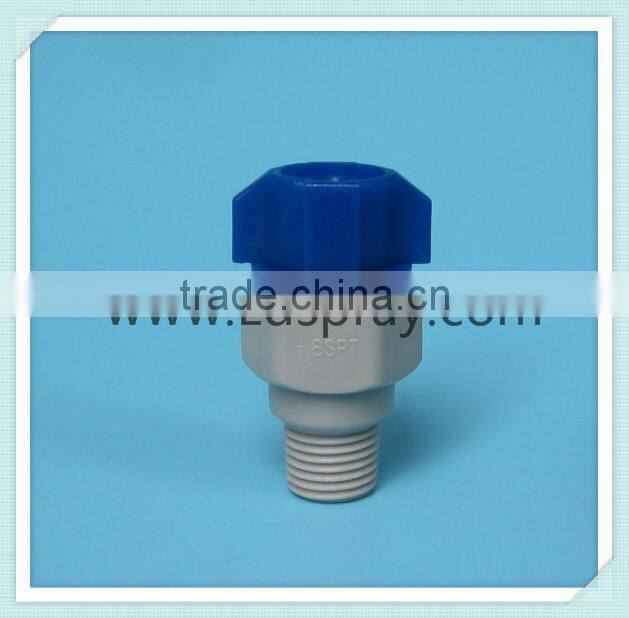 1/8",1/4",3/8",BSPT PP or plastic flat fan water spray nozzles