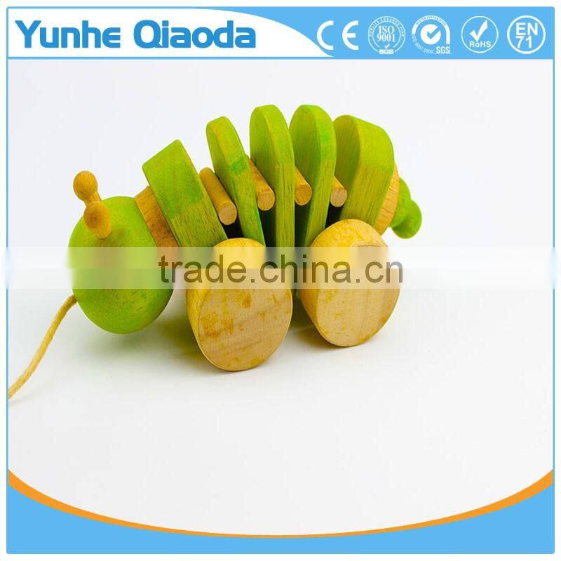 Pull Along insect Wooden Toy wiggles as you pull they make a clicking sound and make a fun baby