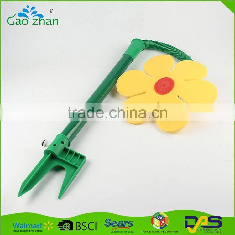 Garden plastic flower water tools irrigation sprinkler, garden watering dancing flower sprinkler