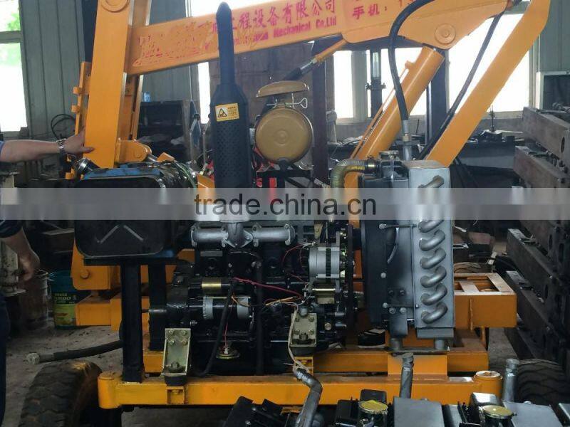 Hot sale excavator mounted pile driver
