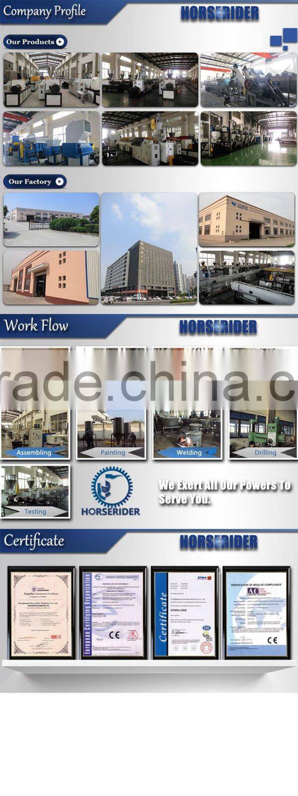 ppr LDPE HDPE heating pipe extrusion line/ppr pp LDPE HDPE heating plastic tube stock machinery