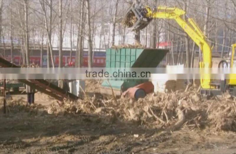 2017 activities Mobile diesel tree root crusher machine