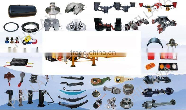 2017 40ft 3 Axle Retractable skeletal Container Semi trailers for Sale