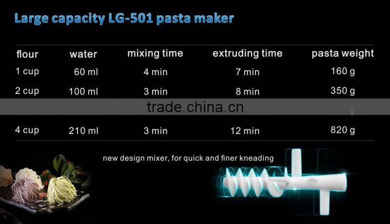 Healthful convenient noodle maker machine