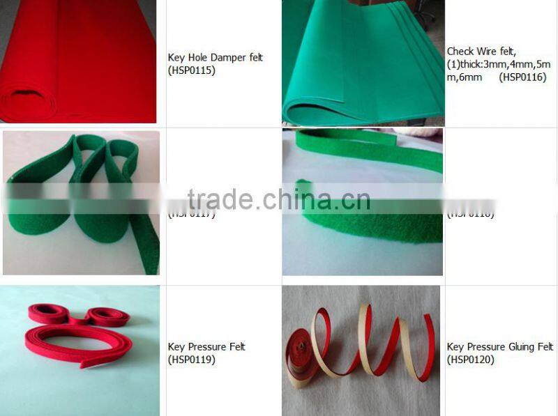 china suppliers piano triangle felt belt