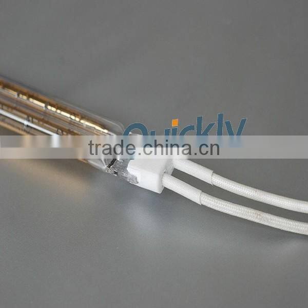 high quality medium wave infrared heat lamp with golden reflector,energy saving