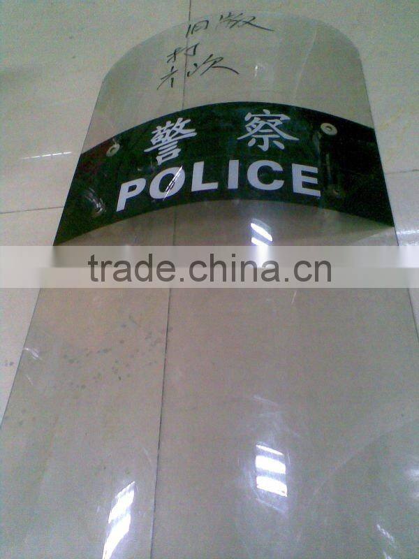 4MM clear Polycarbonate sheet shield for police