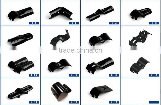 black coated metal pipe joints for rack system HJ-5