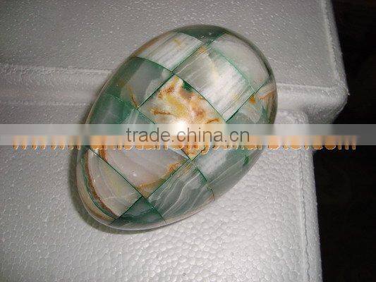 Most Amazing CUSTOM DESIGN AND SIZE Handemade Good Price ONYX EGGS HANDICRAFTS