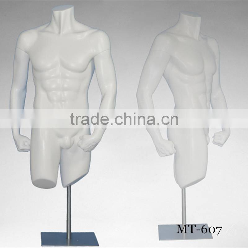 window display headless Male torso mannequin with muscle