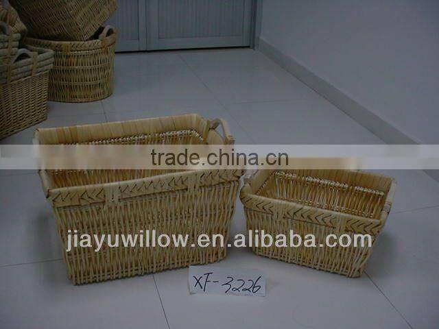 High quality well made Willow basket From China