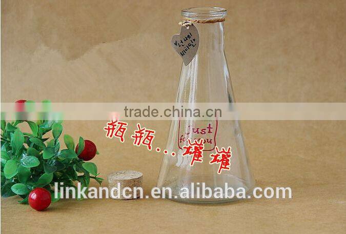 2014 haonai geliable glass products,potion glass bottle