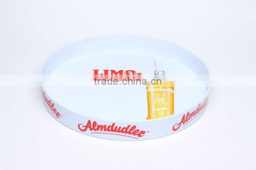 Round platic serving tray