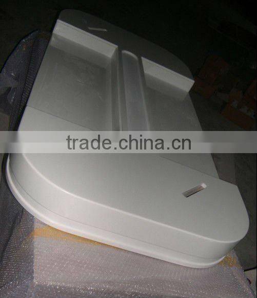 Custom sized Glacier white Acrylic solid surface table top