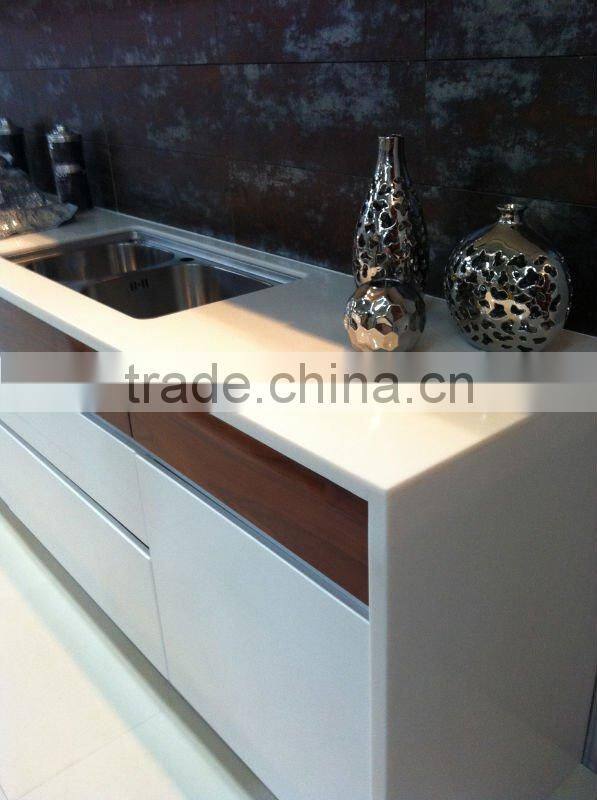Top quality kitchen counter 100% blendly acrylic solid surface counter top