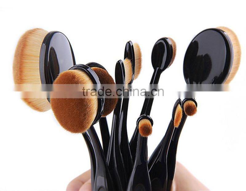 2016 Tooth Brush Liquid Foundation Finest Fiber CosmetIc Brush Oval Makeup Brush