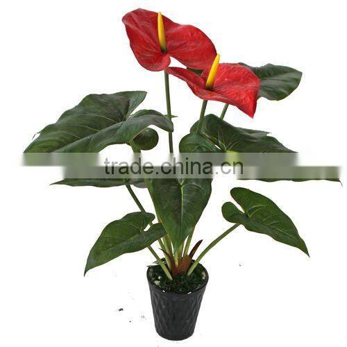 fake flower plant wholesale bonsai plants plastic anthuriums plants for sale