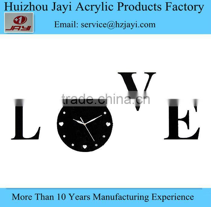 DIY LOVE letter gift clock diy wall clock kits