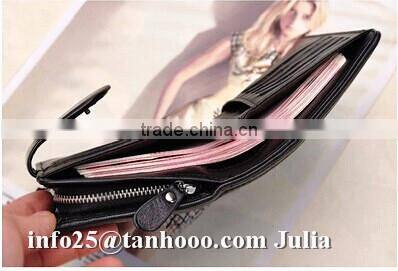 Wholesale hand purse/sexy clip/women leather sexy purse