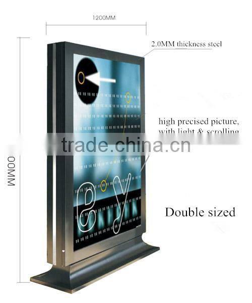 Outdoor advertising scrolling Light box