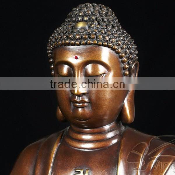 whoelsale antique high quality metal craft bronze female buddha statue