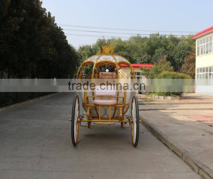 Wedding horse carriage for sale wedding lighted cinderella carriage(BG11-M076)
