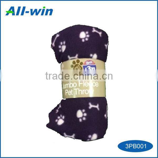 super cute & super warm printed pet blanket for dogs and cats can customized