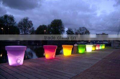 light up led flower pot