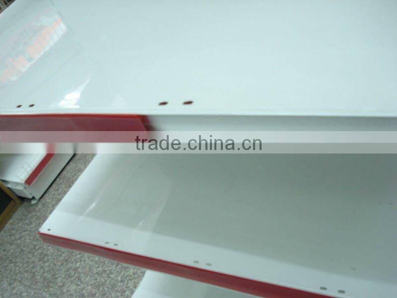 Used supermarket gondola rack