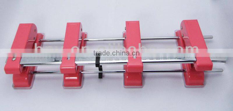 2015 high quality metal a4 adjustable 4 hole punch