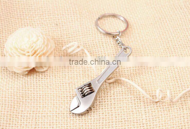 Mini Adjustable Spanner Tool with key chain , Promotional mini tool