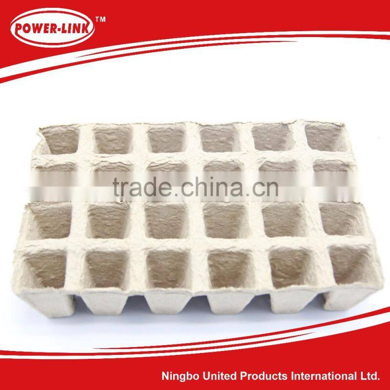 2pcs 2X6(12cells) Paper Seeder Tray ,Square Pots